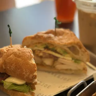 Crispy chicken club