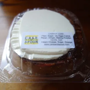 Carrot Cake with fresh Pineapple and Pecans filled and iced with Cream Cheese Buttercream