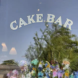 reflection of trees in window