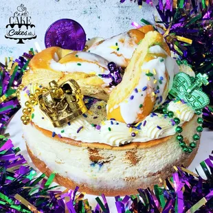 King Cake Cheesecake