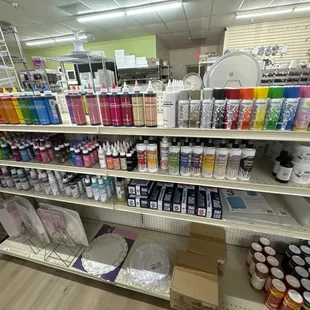 Any color you need or think of they have them. From gels to sprays &amp; beyond.