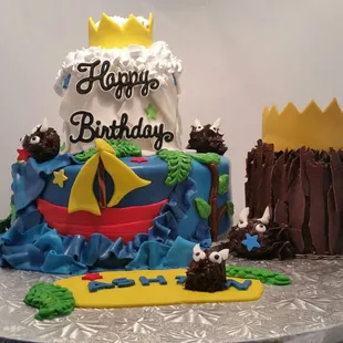 All things wild!. A birthday celebration cake for Ashton!