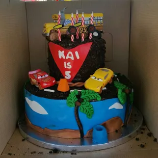 Birthday cake from Cake Connection.