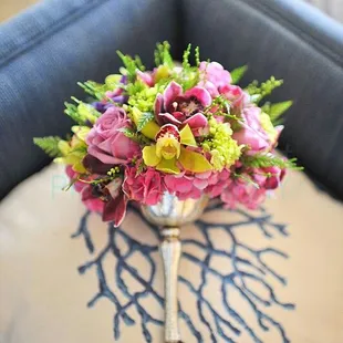 My lovely orchid and rose bouquet by Debra at Cake Connection