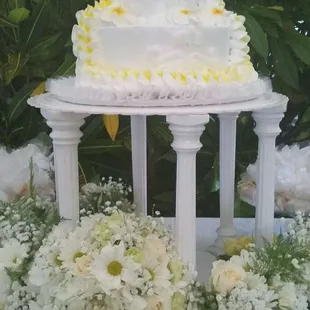 Amber &amp;  Ikaika, celebrated local style,  luau in their backyard,  kanekapila! Everything was so ono!