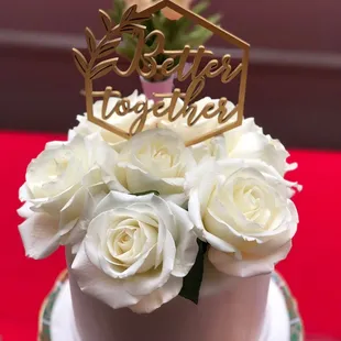 Vegan cake with fondant!