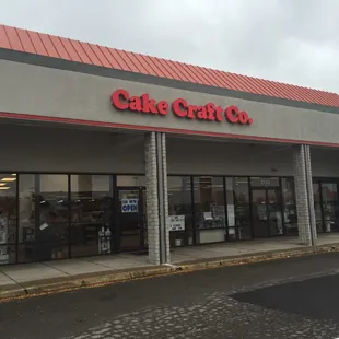 the front of the store