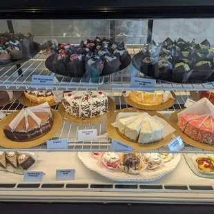 The display case changes every day with lots of yummies for ya tummies!!