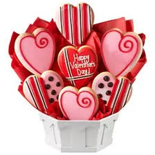 Valentine Heart Cookie Bouquets ORDER NOW!