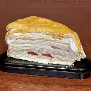 Strawberry classic crepe cake