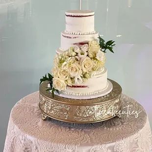 Semi Naked Wedding Cake