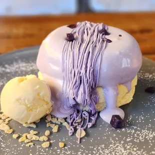 Ube Souffle Pancake