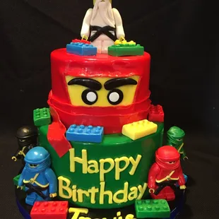 Lego Ninjago Birthday Cake