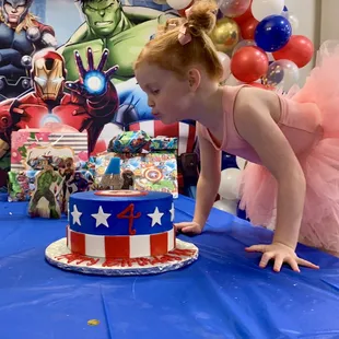 Captain America Cake