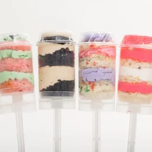 Cake Push Pops.