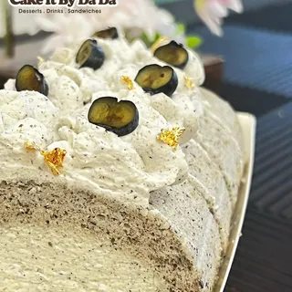 Sesame Chantilly Swiss Roll