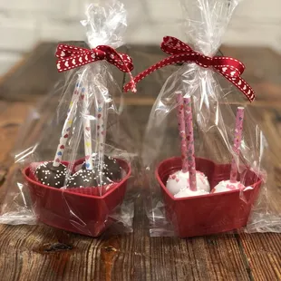 Valentines cake pops