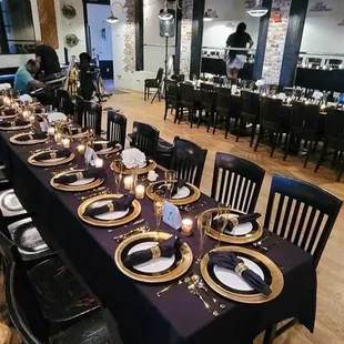 Table setting by Cake lady Studios and events!