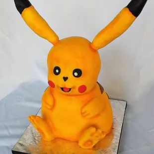 Sculpted pikachu