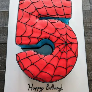 Spider-Man cake