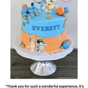 Blueys cake