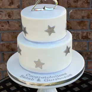 25th Wedding Anniversary cake