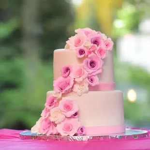 Kanica made this custom design baby shower cake for us.