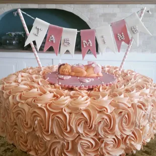 Our Monte Carlo cake for a newborn baby.