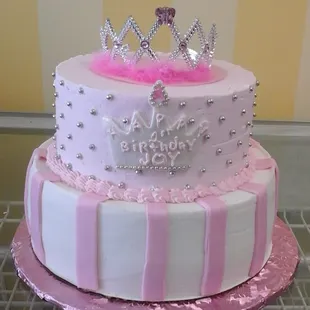 Princess  theme  birthday  cake