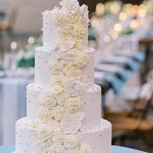 a wedding cake
