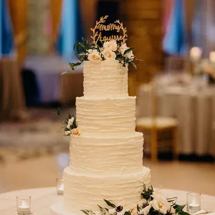a wedding cake