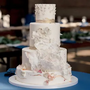 a wedding cake