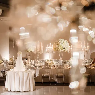 a wedding reception