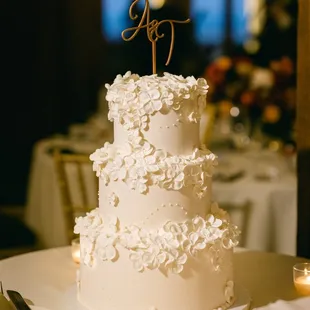 a wedding cake