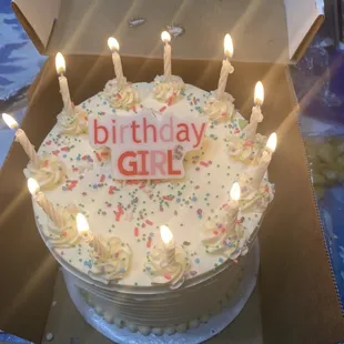 Birthday cake for birthday twins.