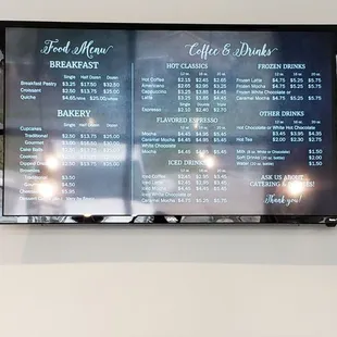 Their menu