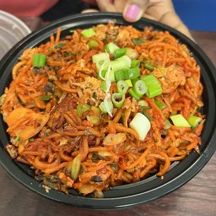 Chicken schezuan noodles