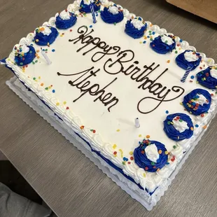 Birthday cake
