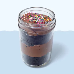 Chocolate Truffle Jar Cake