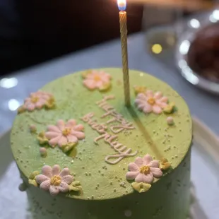 VEGAN Lemon cake with blueberry frosting feeds 8-10 people 6inch round