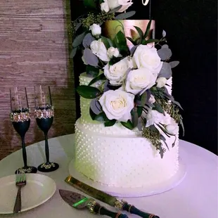 Our beautiful wedding cake
