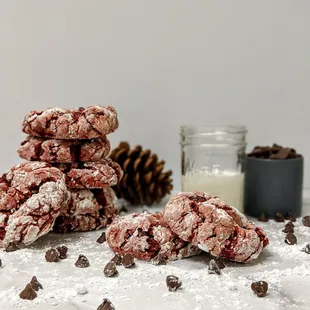 Red velvet cake cookies