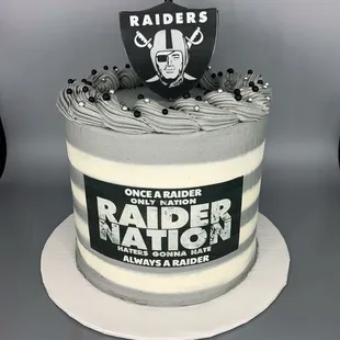 Raiders Cake