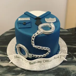 Police Officer Cake