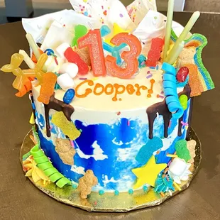 Candy explosion for a milestone birthday!