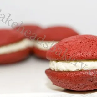 Red Velvet Whoopie Pies