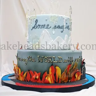 Fire and Ice Cake
