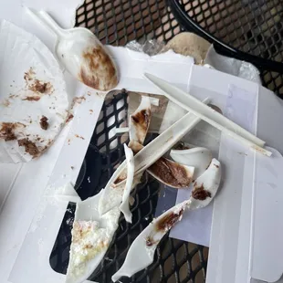 Their spoons are pretty weak....