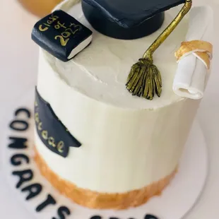 Graduation cake  Handmade with fondant
