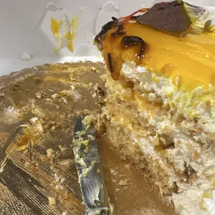 Left over cake which won't last long..